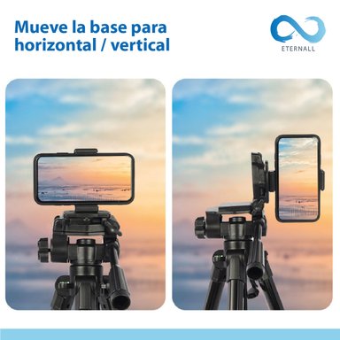 TRÍPODE CHILE TENDENCIA CELULAR CAMARA PORTÁTIL ALUMINIO CARGA 10 KG 170 CM - 9