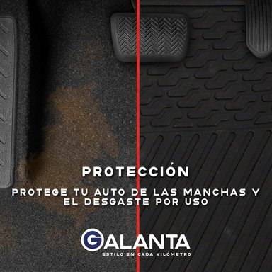 PISO DE GOMA AUTO SUV 3 ALFOMBRA GALANTA UNIVERSAL AJUSTABLE - 9