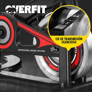 BICICLETA DE SPINNING PRO OVERFIT ESTATICA FITNESS GYM - 6