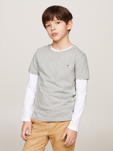 POLERA DE NIÑO ESSENTIAL C-NECK - 1