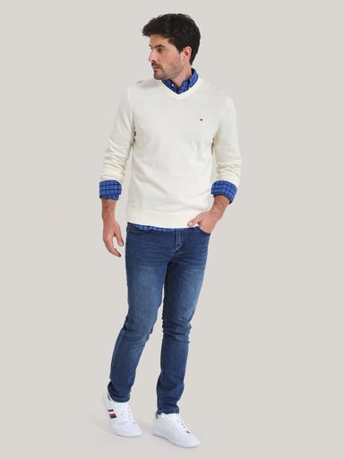 SWEATER BASICO SIGNATURE V-NECK - 2