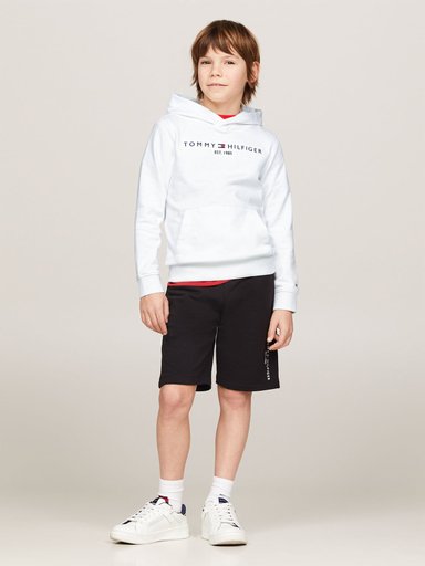 POLERON HOODIE DE NIÑO ESSENTIAL CON LOGO - 2