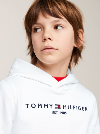 POLERON HOODIE DE NIÑO ESSENTIAL CON LOGO - 4