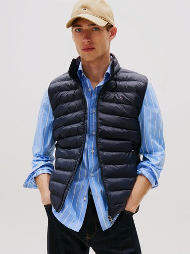 PARKA VEST PACKABLE SOLID - 1