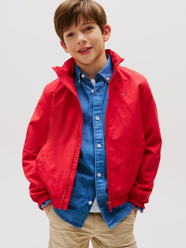 CHAQUETA CON GORRO Y LOGO - 1