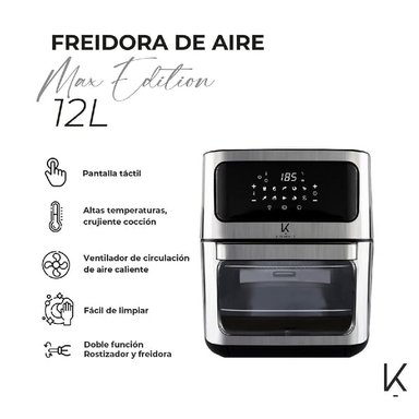 FREIDORA DE AIRE KITCHEN-IT MAX EDITION 12 LITROS - 6