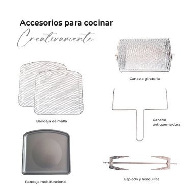FREIDORA DE AIRE KITCHEN-IT MAX EDITION 12 LITROS - 8
