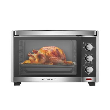 HORNO ELÉCTRICO KITCHEN-IT SILVER SERIES 45L DOBLE VIDRIO - 1