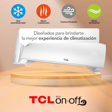 AIRE ACONDICIONADO FRIO-CALOR SPLIT TCL 18000 BTU 4EN1 - 2