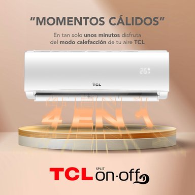 AIRE ACONDICIONADO FRIO-CALOR SPLIT TCL 18000 BTU 4EN1 - 3