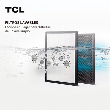 AIRE ACONDICIONADO PORTÁTIL FRÍO TCL 9000 BTU 3 EN 1 - 7
