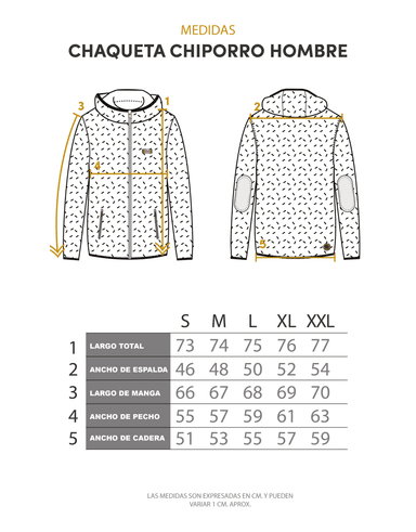 CHAQUETA CHIPORRO PATTERN MARENGO HOMBRE - 4