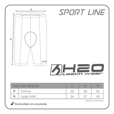 SHORT NIÑO H2O WEAR TEENS CICLISMO - 4