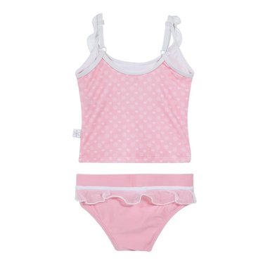 TRAJE DE BAÑO TANKINI PARA NIÑA ROSA - 2