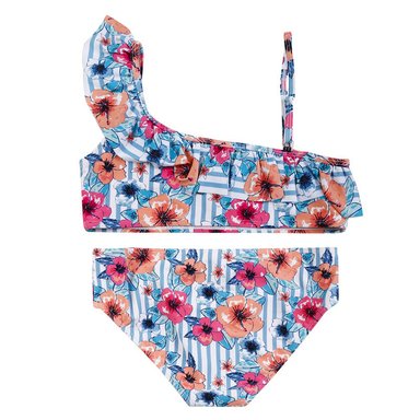 TEENS BIKINI H2O WEAR UV+30 FLORES UN HOMBRO Y VUELO - 2