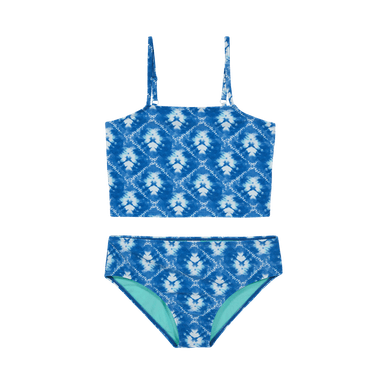 TANKINI NIÑA H2O WEAR AZUL TEENS UV+30 RECTO RECTO TIE DYE - 1