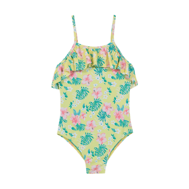 NIÑA TRAJE DE BAÑO ESTAMPADO H2O WEAR UV+30 AMARILLO - 1