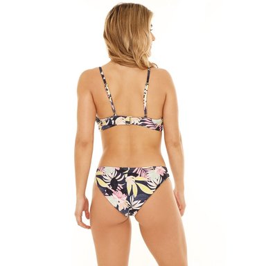 TRAJE DE BAÑO MUJER H2O WEAR BIKINI TRIANGULO FIJO FLORES AZUL - 2