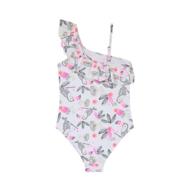 TRAJE DE BAÑO NIÑA ENTERO UV30+ H2O WEAR BLANCO - 2