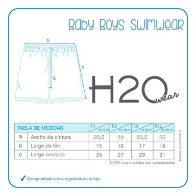 TRAJE DE BAÑO BEBE NIÑO SHORT DISNEY AZUL MICKEY - 3