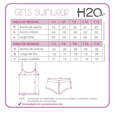 TRAJE DE BAÑO NIÑA TANKINI UV30+ H2O WEAR LILA - 3