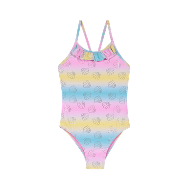 TRAJE DE BAÑO NIÑA H2O WEAR TURQUESA ENTERO CRUZADO ENTERO UV30+ - 1