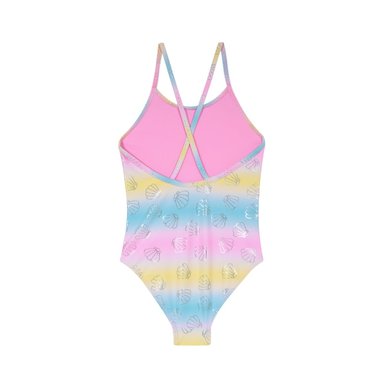 TRAJE DE BAÑO NIÑA H2O WEAR TURQUESA ENTERO CRUZADO ENTERO UV30+ - 2
