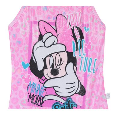 TRAJE DE BAÑO NIÑA DISNEY ROSADO ENTERO MINNIE - 3