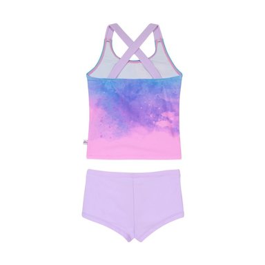 TRAJE DE BAÑO NIÑA TANKINI DISNEY STITCH LILA - 2
