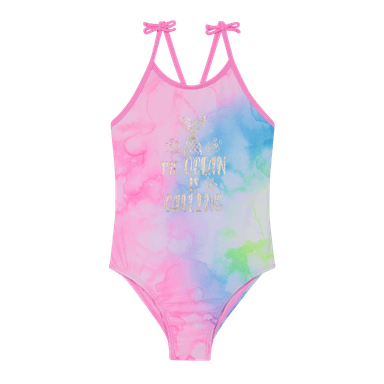 TRAJE DE BAÑO NIÑA H2O WEAR ROSADO ENTERO UV30+ FOLIA - 1