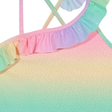 TRAJE DE BAÑO NIÑA H2O WEAR ROSADO ENTERO UV30+ UN HOMBRO PARA - 3