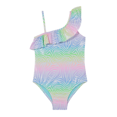 TRAJE DE BAÑO NIÑA H2O WEAR BLANCO ENTERO UV30+ UN HOMBRO PARA - 1
