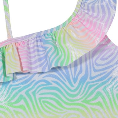 TRAJE DE BAÑO NIÑA H2O WEAR BLANCO ENTERO UV30+ UN HOMBRO PARA - 3