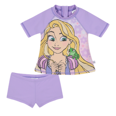 TRAJE DE BAÑO NIÑA DISNEY LILA SET UV50+ PARA BEBE - 1