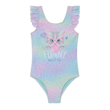 TRAJE DE BAÑO NIÑA H2O WEAR LILA ESTAMP. VUELOS UV30+ - 1
