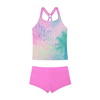TRAJE DE BAÑO NIÑA H2O WEAR TEENS TANKINI UV30+ ESTAMP. - 1