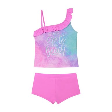TRAJE DE BAÑO NIÑA H2O WEAR TEENS TANKINI UV30+ HOMBRO - 1