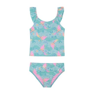 TRAJE DE BAÑO NIÑA TANKINI VUELO UV50 H2O WEAR TURQUESA - 1