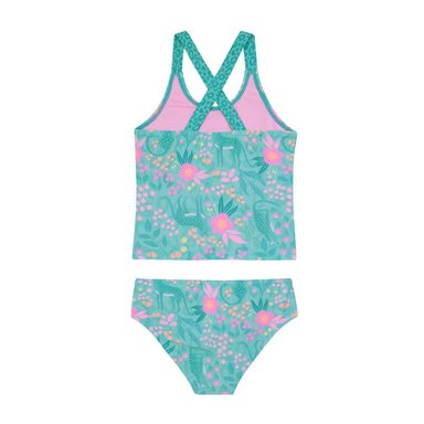 TRAJE DE BAÑO NIÑA TANKINI VUELO UV50 H2O WEAR TURQUESA - 3