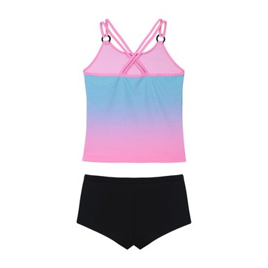 TRAJE DE BAÑO NIÑA TEENS TANKINI UV50 H2O WEAR NEGRO - 3