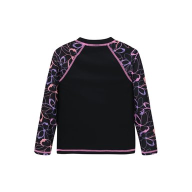 TRAJE DE BAÑO NIÑA POLERA UV50 M/LARGA H2O WEAR NEGRO - 3