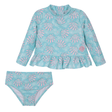 TRAJE DE BAÑO BEBE NIÑA SET UV50 M/LARGA H2O WEAR CALISPO - 2