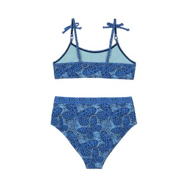 TRAJE DE BAÑO NIÑA TEENS BIKINI UV50 H2O WEAR AZUL - 4
