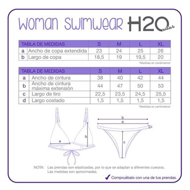 TRAJE DE BAÑO MUJER BIKINI LILY H2O WEAR CAFE - 9