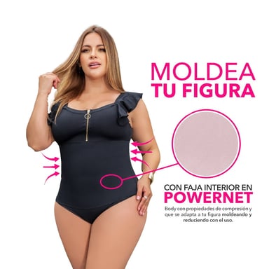 BODY CONTROL MUJER BELLEZA EXPRESS LATINA 12662-R1 COLOMBIANO FAJA ABDOMINAL - 3