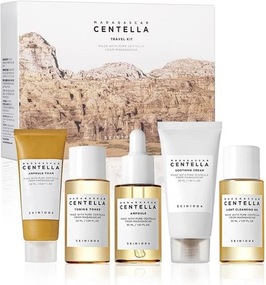 MADAGASCAR CENTELLA TRAVEL KIT (SKIN1004) SET DE MINIATURAS 5 PASOS SKINCARE - 1