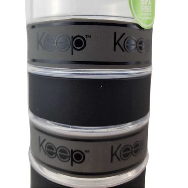 BOTELLA KEEP AGUA BIG BANDS DEPORTISTA OUTDOOR 1L NEGRO - 7