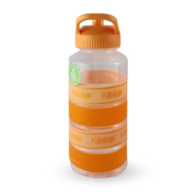 BOTELLA KEEP AGUA BIG BANDS DEPORTISTA OUTDOOR 1L NARANJA - 3