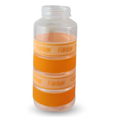 BOTELLA KEEP AGUA BIG BANDS DEPORTISTA OUTDOOR 1L NARANJA - 5