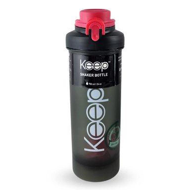 BOTELLA SHAKER KEEP 700ML SPORT OUTDOOR GIMNASIO ROSA - 1